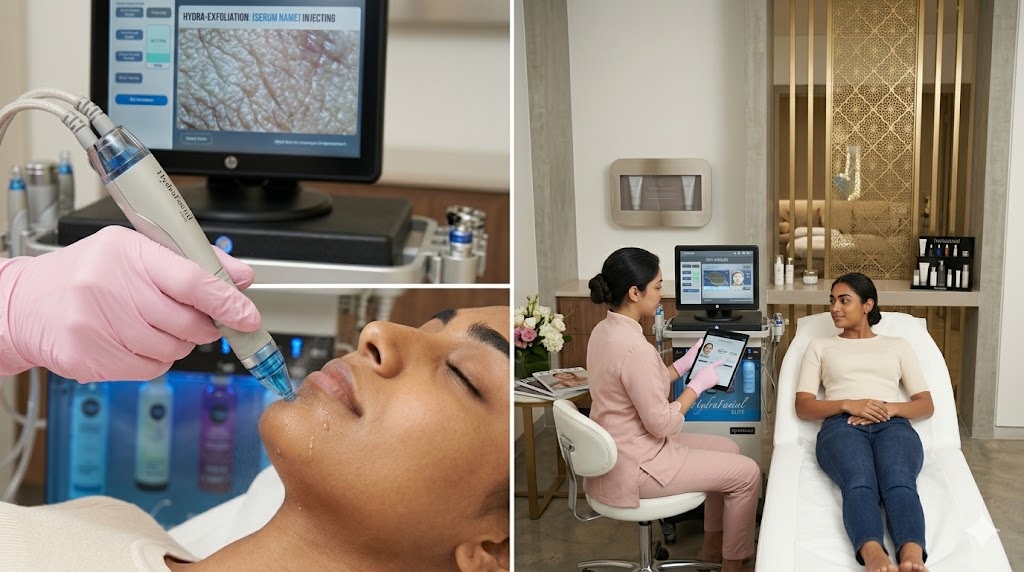 HydraFacial treatment experience at NUANCE AESTHETICS Thrissur - What to expect during your session