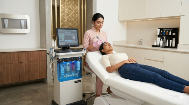 HydraFacial treatment at NUANCE AESTHETICS Thrissur - advanced skin rejuvenation