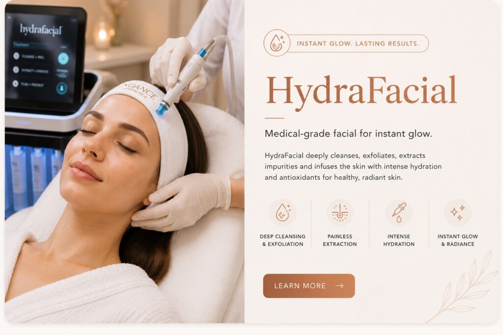 Hydrafacial treatment