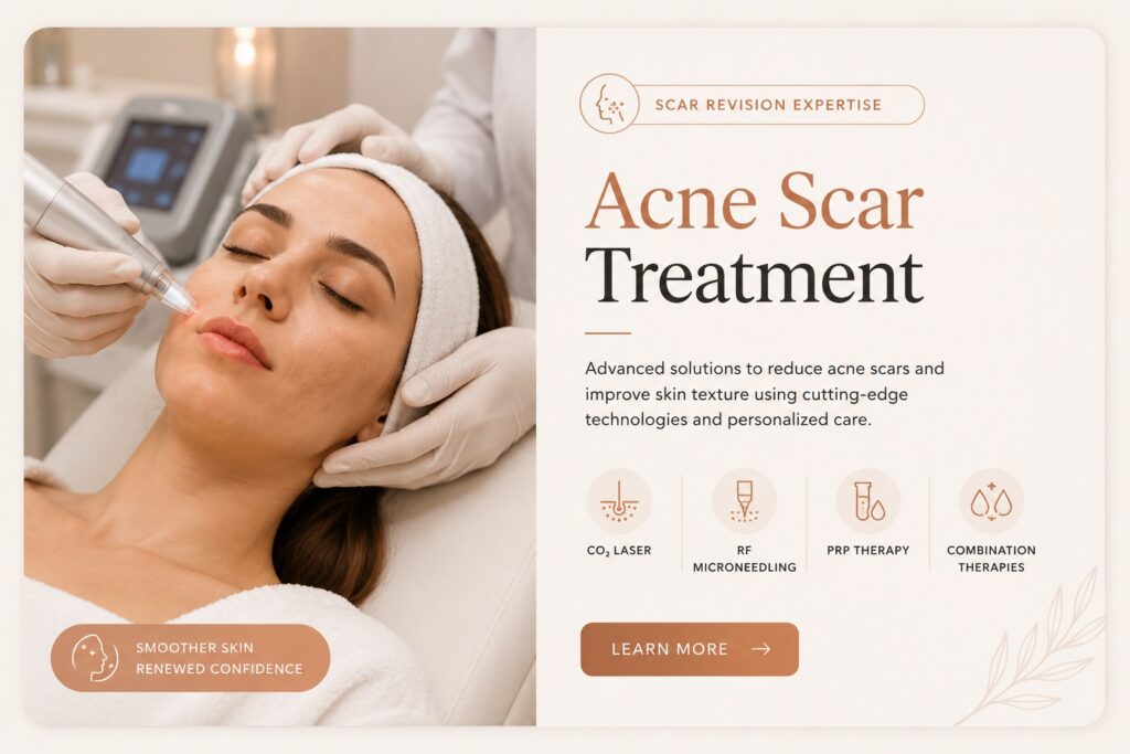 acne scar treatment cover