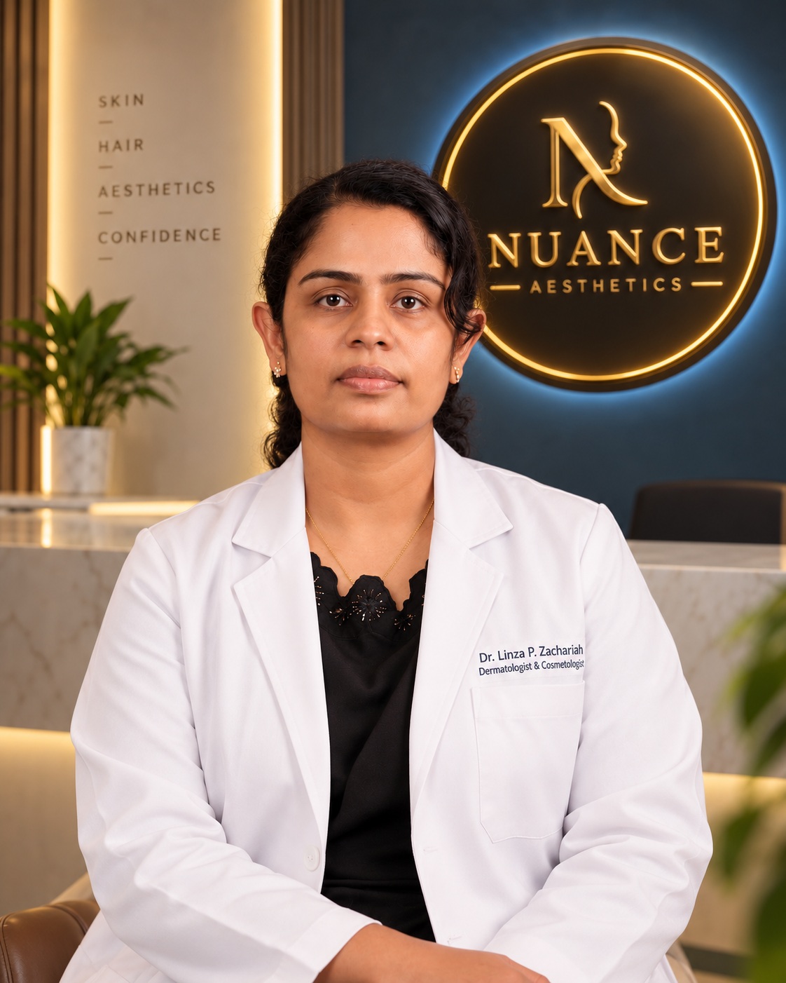 Dr Linza Zachariah - Dermatologist and Cosmetologist at Nuance Aesthetics Thrissur